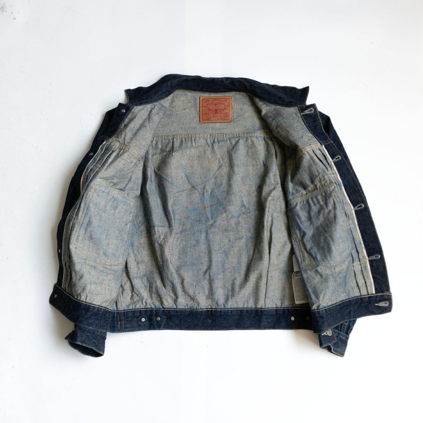 LEVI'S VINTAGE CLOTHING 507XX Big E USA Denim Jacket Size 40
