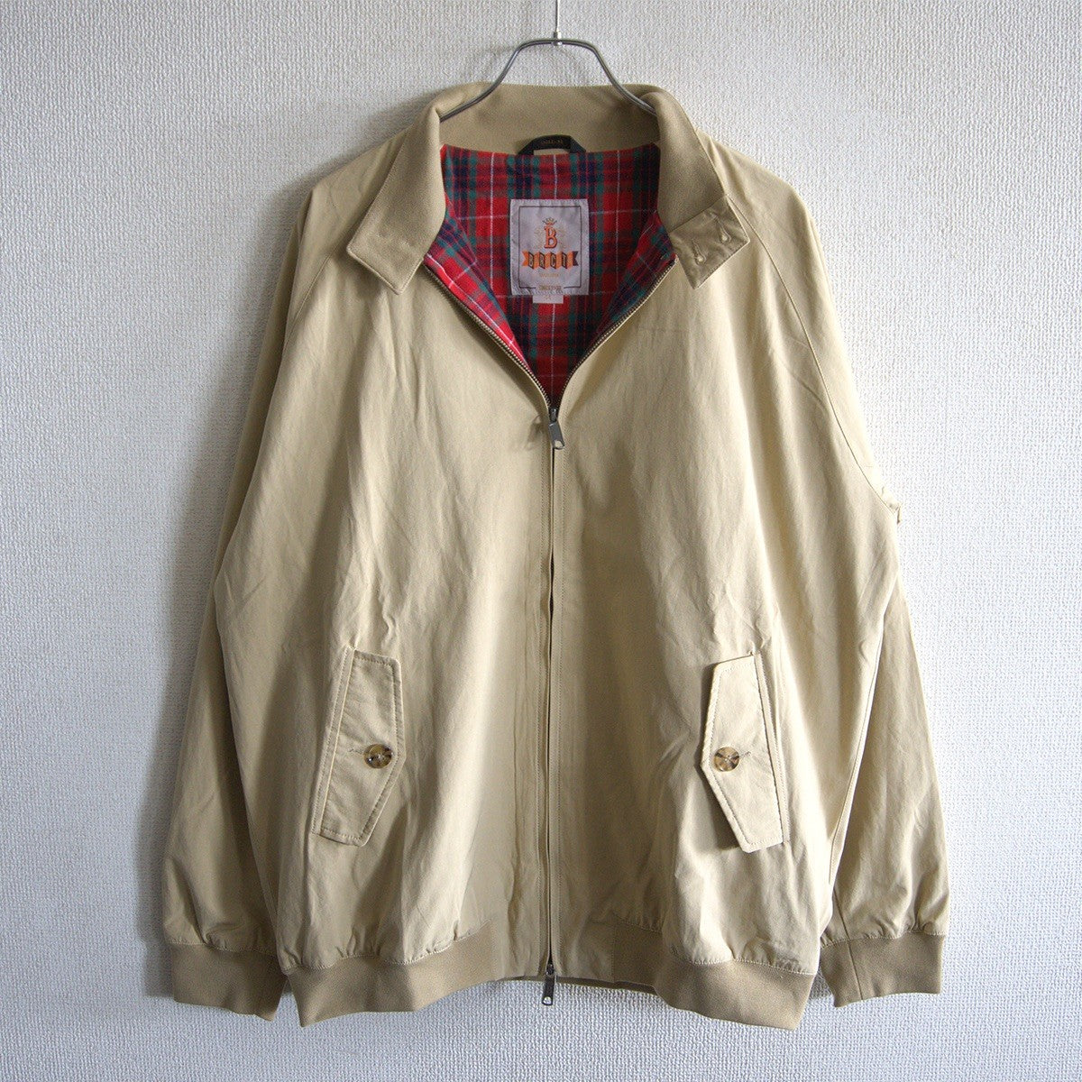 BARACUTA G9 Harrington Jacket Beige Size 44