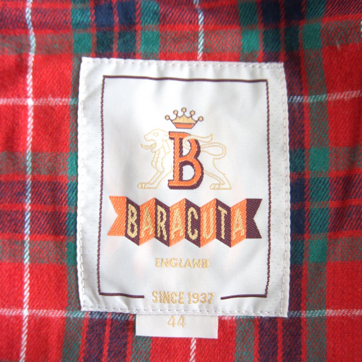 BARACUTA G9 Harrington Jacket Beige Size 44