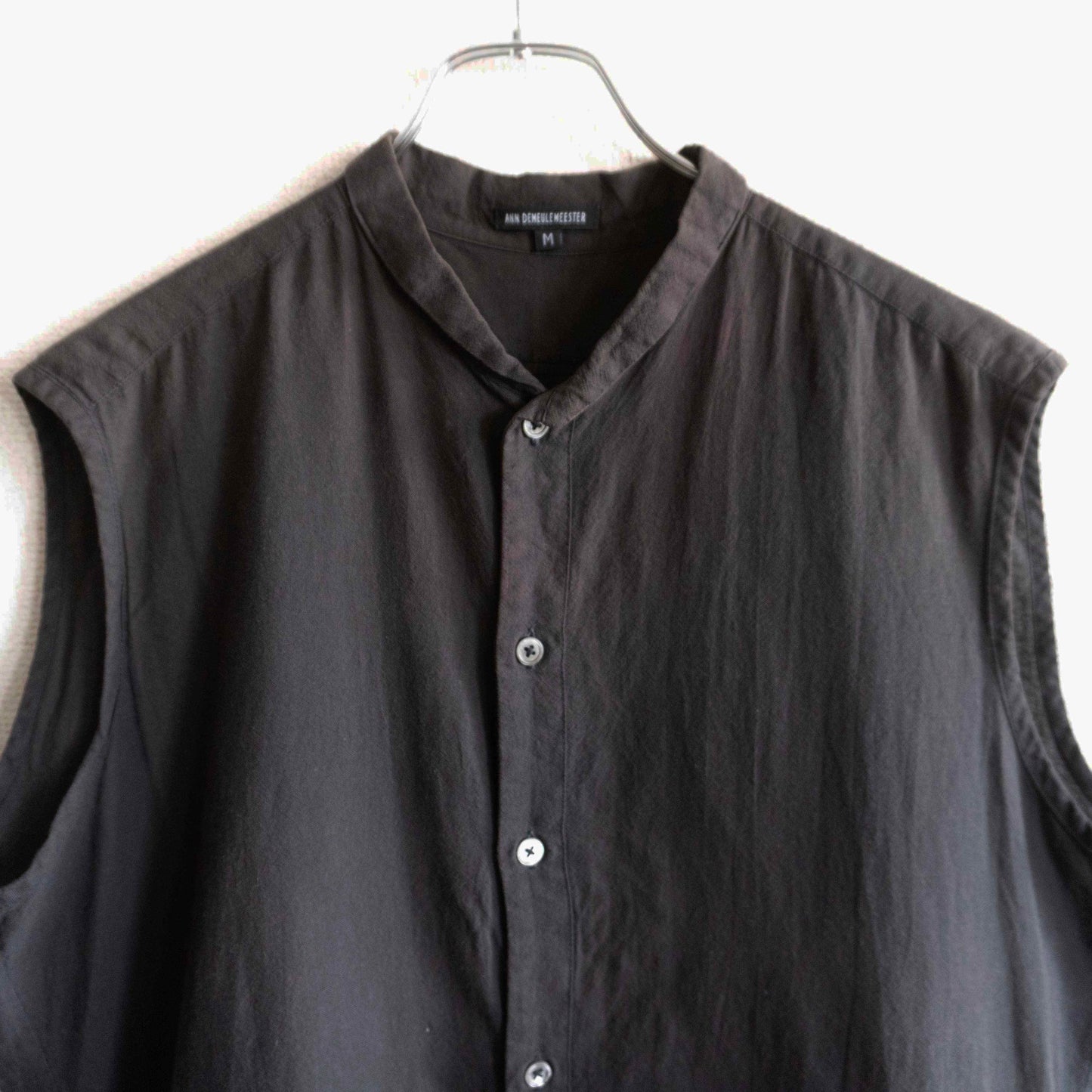 ANN DEMEULEMEESTERE Archive Sleeveless Shirt Size M