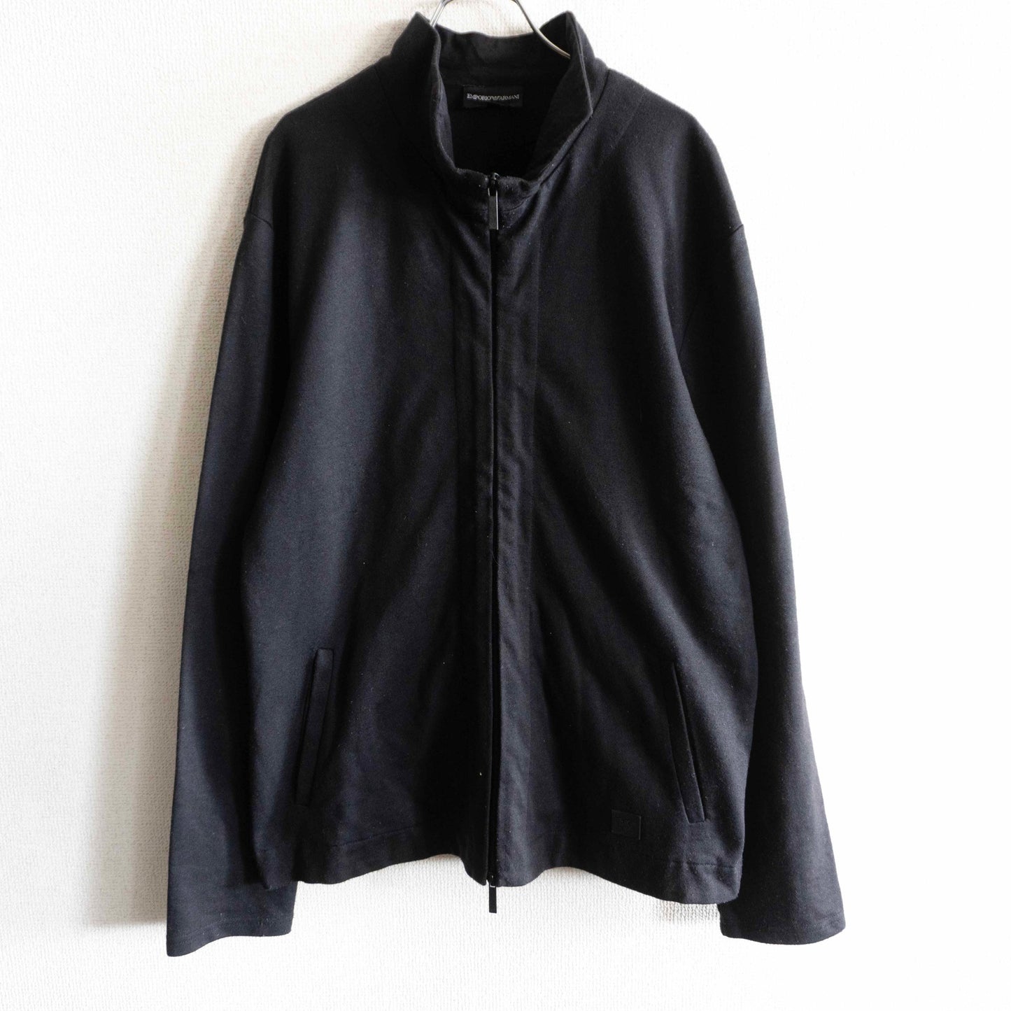 EMPORIO ARMANI Double Zip Jacket Black Size XL