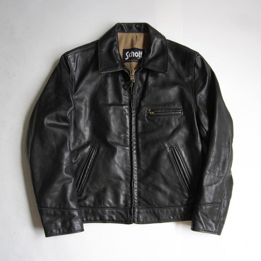 SCHOTT U14 Collared Leather Riders Jacket Size 40