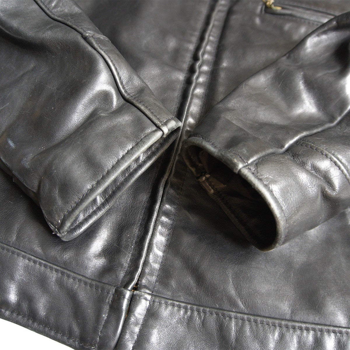 SCHOTT U14 Collared Leather Riders Jacket Size 40