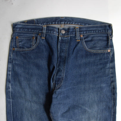 LEVI'S 501XX Big E Valencia USA Made Denim Jeans Size 36×36