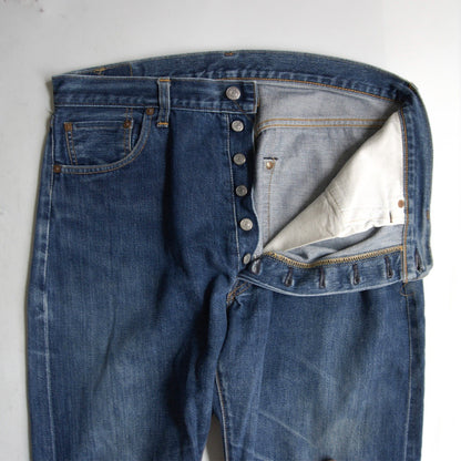 LEVI'S 501XX Big E Valencia USA Made Denim Jeans Size 36×36
