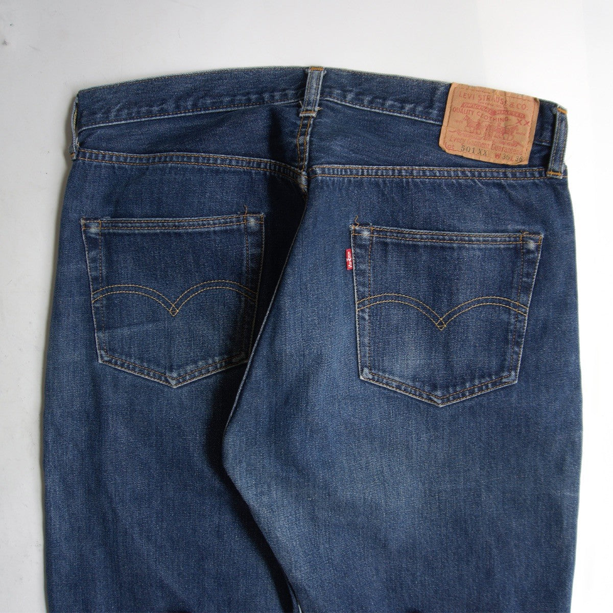 LEVI'S 501XX Big E Valencia USA Made Denim Jeans Size 36×36