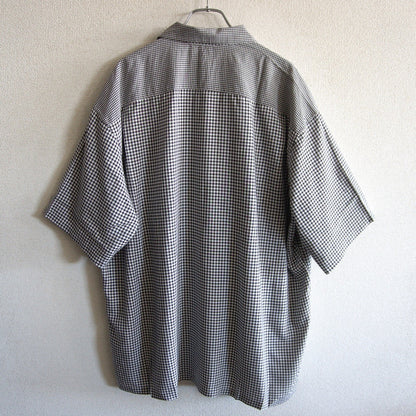 Y's for men Gingham Check Rayon Shirt