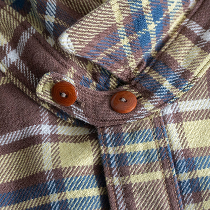 FREEWHEELERS BUBO SPORT TOGS Montauk Flannel Shirt Size 15