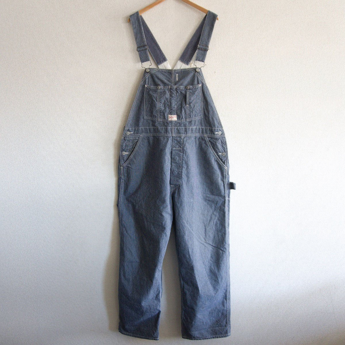BOOTLEGGERS Pinstripe Overalls Size 32×34