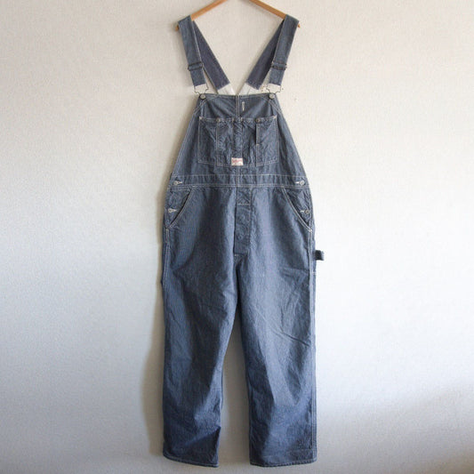 BOOTLEGGERS Pinstripe Overalls Size 32×34