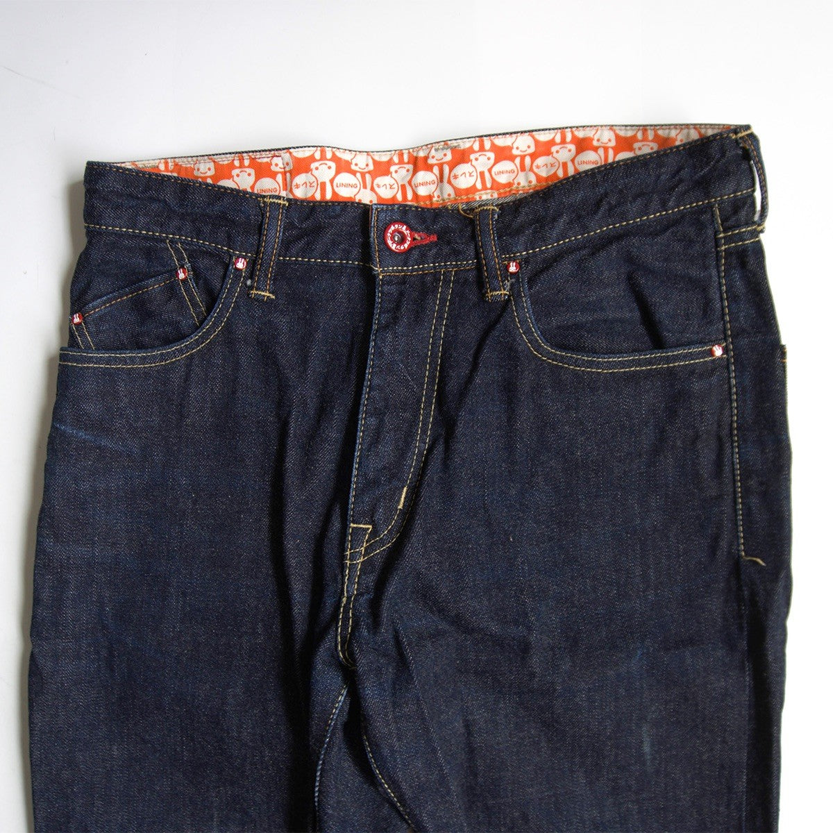 CUNE Double Rabbit Embroidery Denim Jeans Size 32