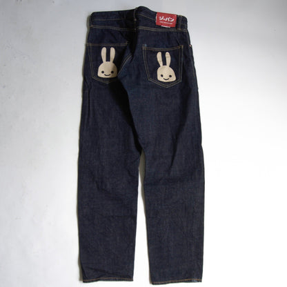 CUNE Double Rabbit Embroidery Denim Jeans Size 32