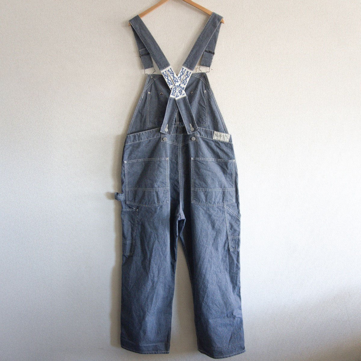 BOOTLEGGERS Pinstripe Overalls Size 32×34