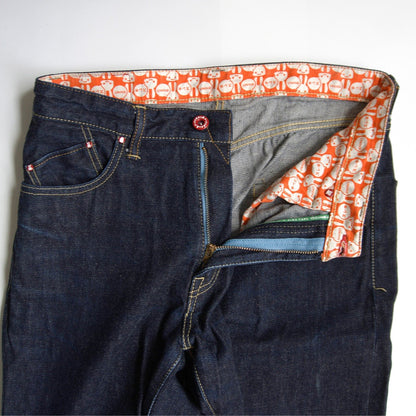 CUNE Double Rabbit Embroidery Denim Jeans Size 32