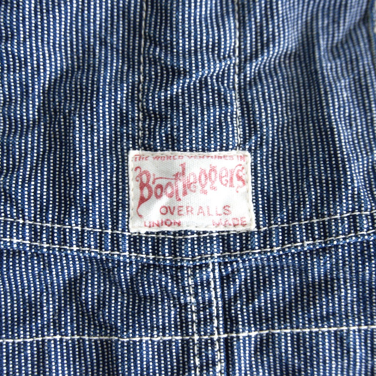 BOOTLEGGERS Pinstripe Overalls Size 32×34