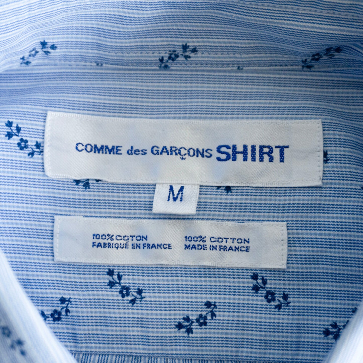 COMME des GARCONS SHIRT 90s Oversized Stripe Shirt Size M