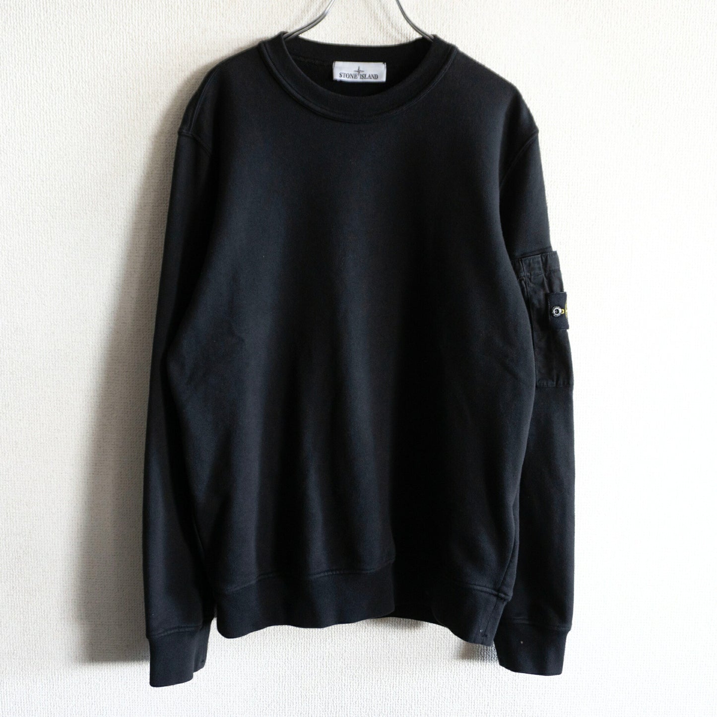 STONE ISLAND 26SS Black Sweatshirt Size S