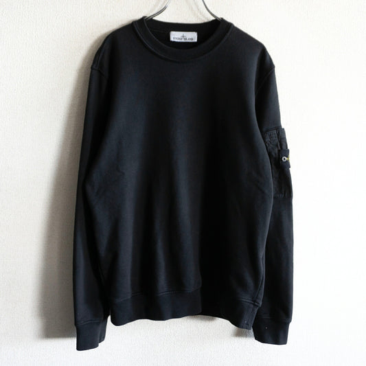 STONE ISLAND 26SS Black Sweatshirt Size S