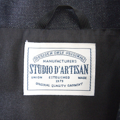 STUDIO D'ARTISAN Denim Pea Coat Size M