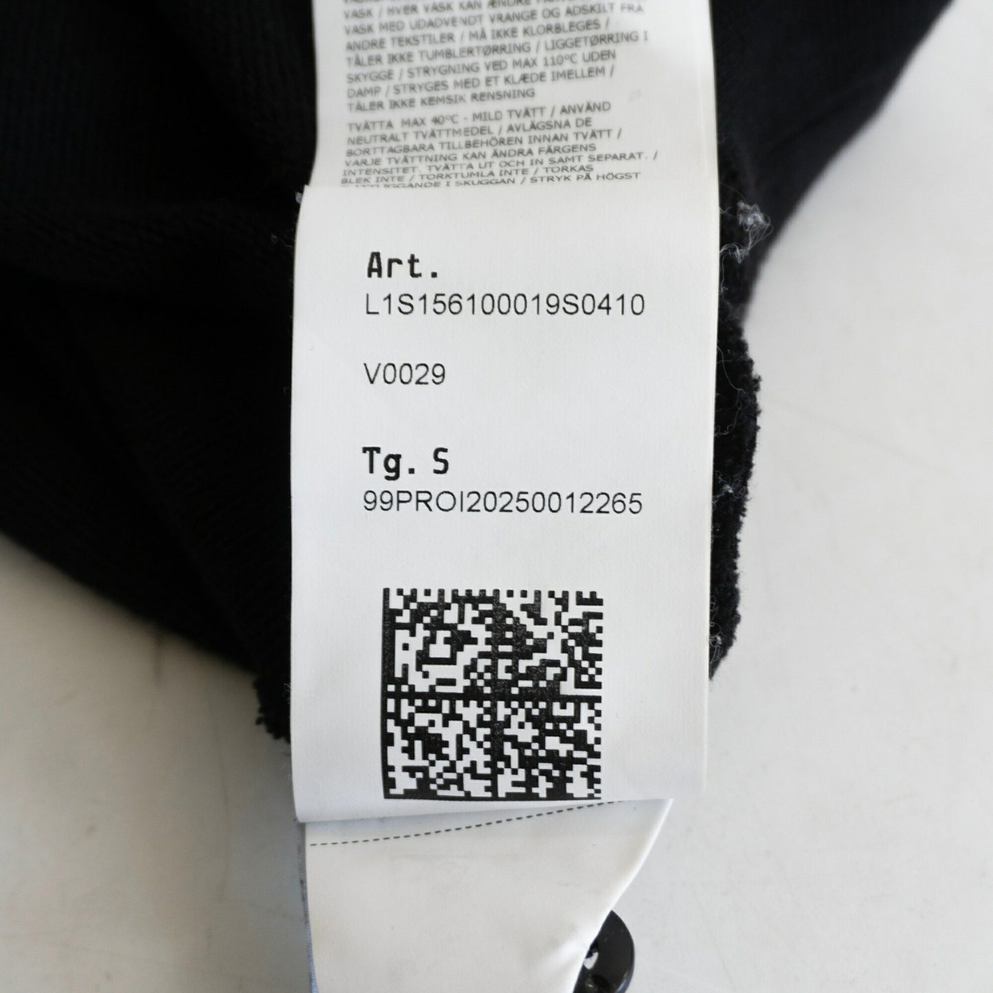 STONE ISLAND 26SS Black Sweatshirt Size S