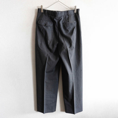 COMME des GARCONS HOMME 80s 2-Tuck Stripe Slacks Size M