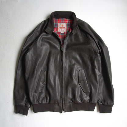 BARACUTA G9 Leather Harrington Jacket Size 46