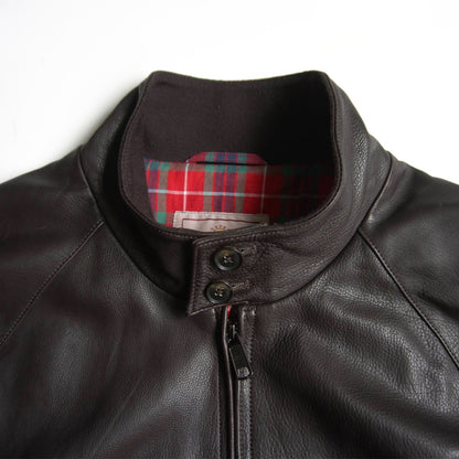BARACUTA G9 Leather Harrington Jacket Size 46