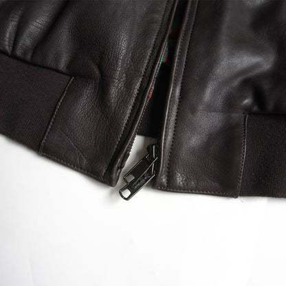 BARACUTA G9 Leather Harrington Jacket Size 46
