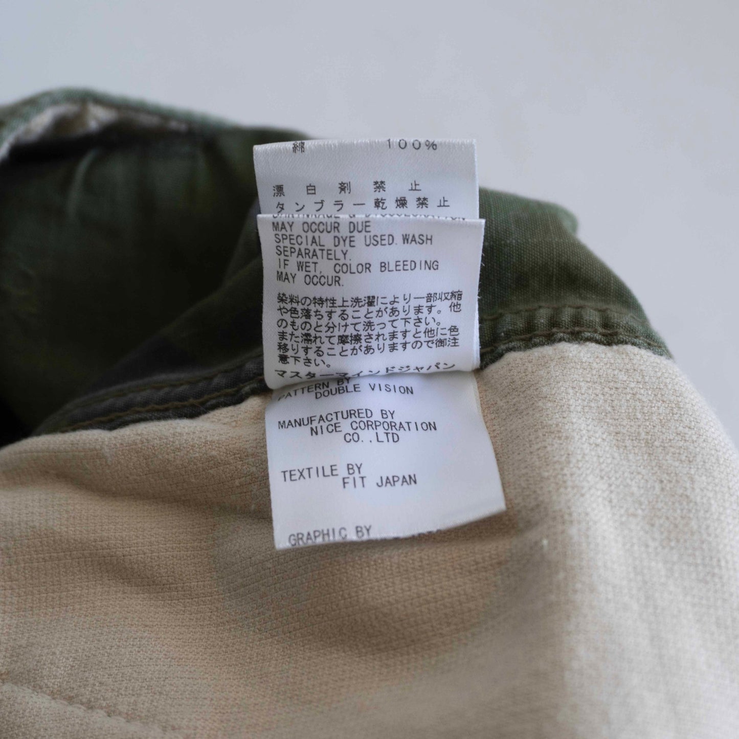 mastermind WORLD Camo Ripstop Cargo Shorts Size S