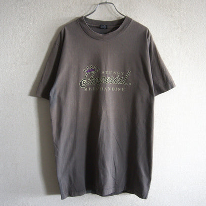 USA 90s Old Stussy Double Sided Print T-Shirt Size L