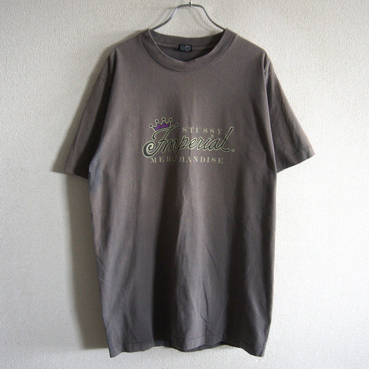 USA 90s Old Stussy Double Sided Print T-Shirt Size L