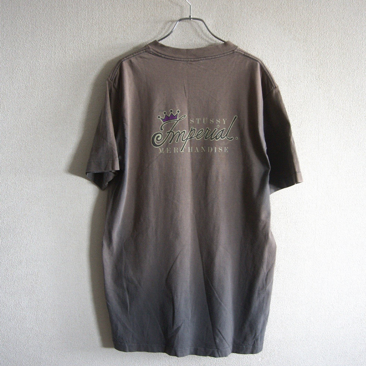 USA 90s Old Stussy Double Sided Print T-Shirt Size L