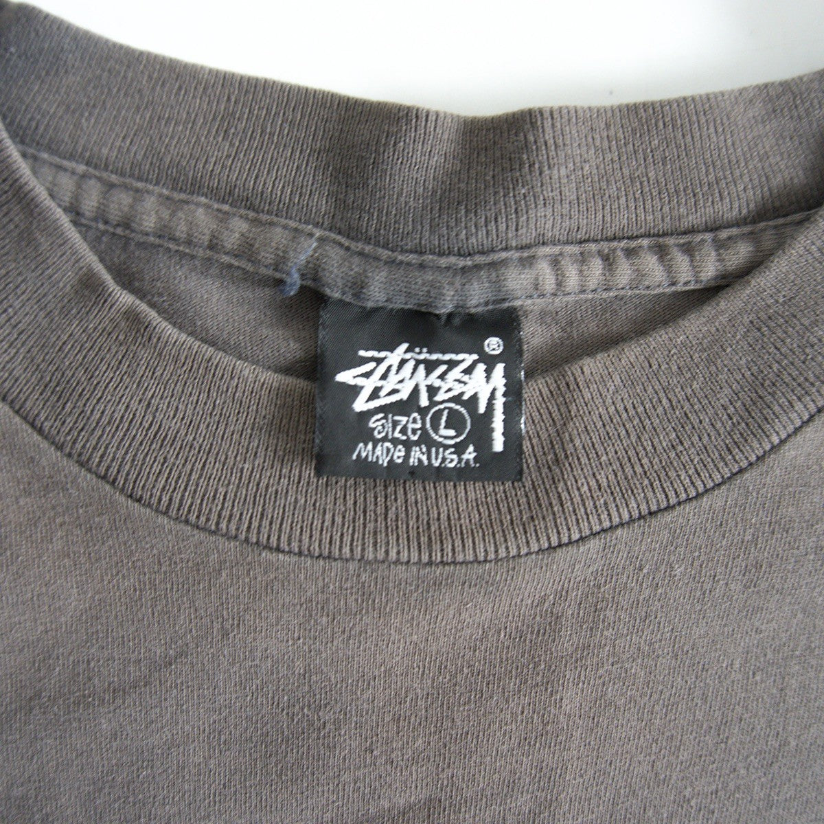 USA 90s Old Stussy Double Sided Print T-Shirt Size L