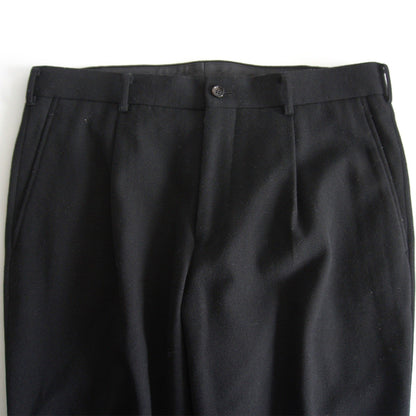 COMME des GARCONS HOMME 03 One Pleat Slacks Black Size L