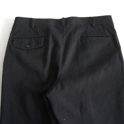 COMME des GARCONS HOMME 03 One Pleat Slacks Black Size L