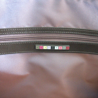 FUJITAKA 2-Way Leather Dark Brown Bag Size H30CM×W44CM×D9.5CM