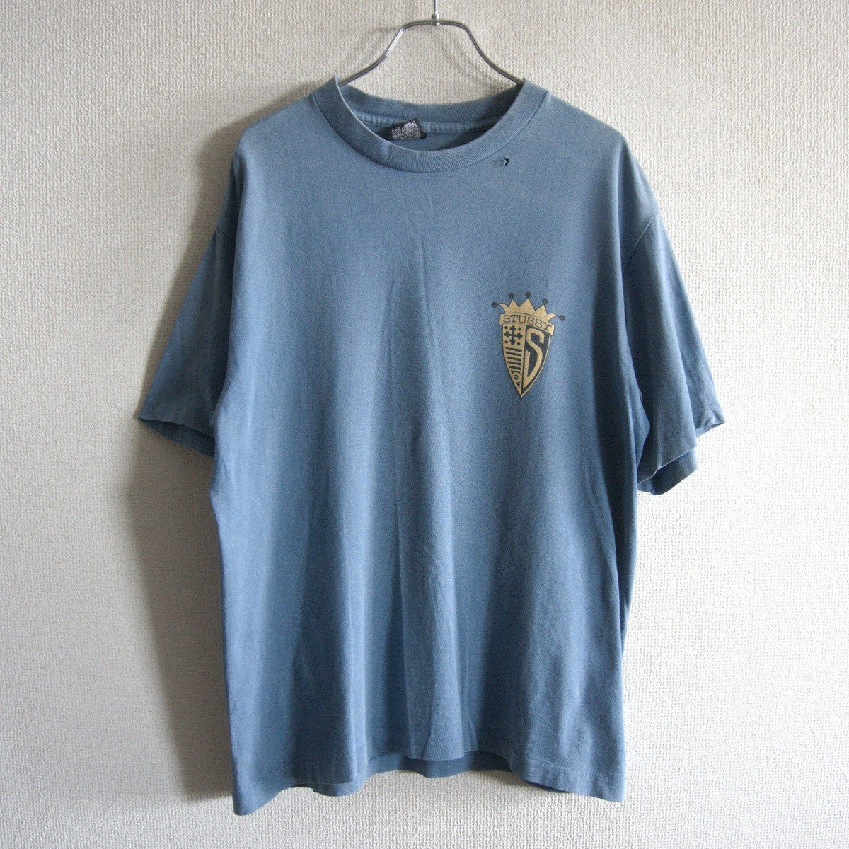 USA 80s Old Stussy Double Sided Print T-Shirt Size M