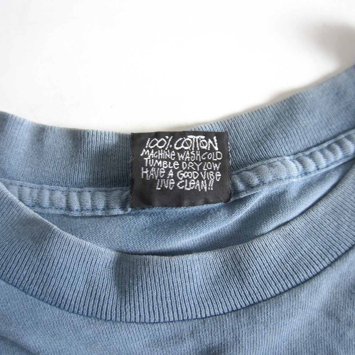 USA 80s Old Stussy Double Sided Print T-Shirt Size M