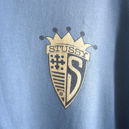 USA 80s Old Stussy Double Sided Print T-Shirt Size M