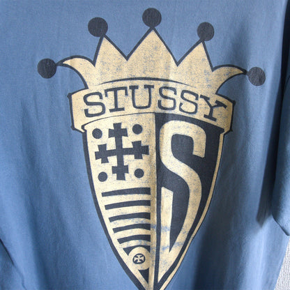 USA 80s Old Stussy Double Sided Print T-Shirt Size M