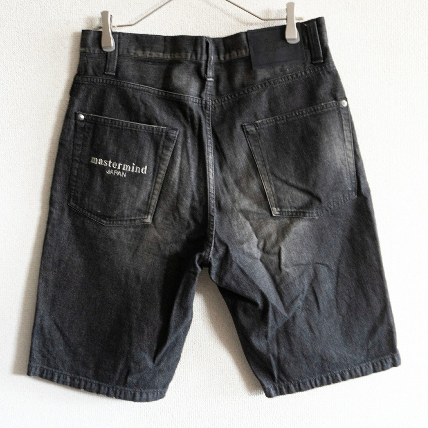 mastermind JAPAN x THEATER8 Distressed Denim Shorts Size S