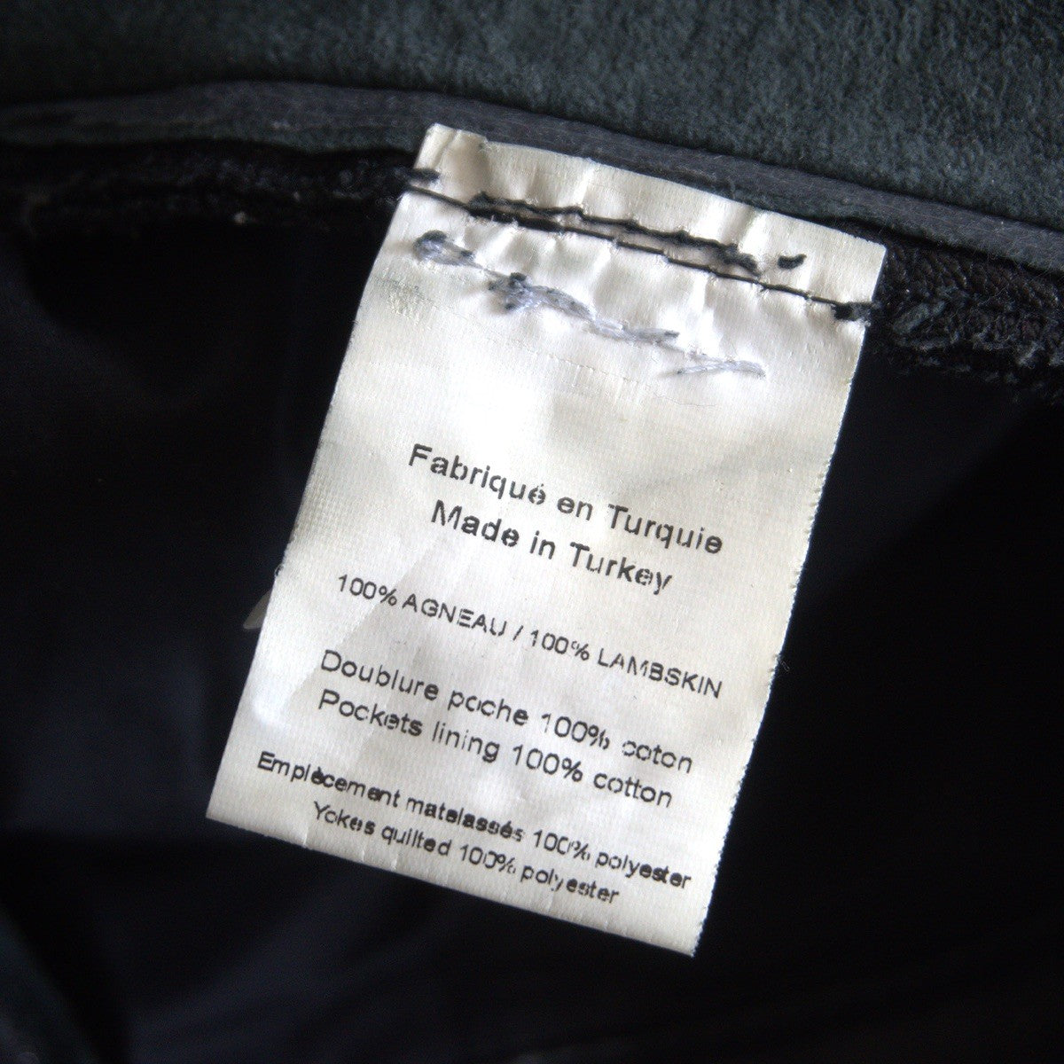 BALMAIN Leather Biker Pants Black Size 29