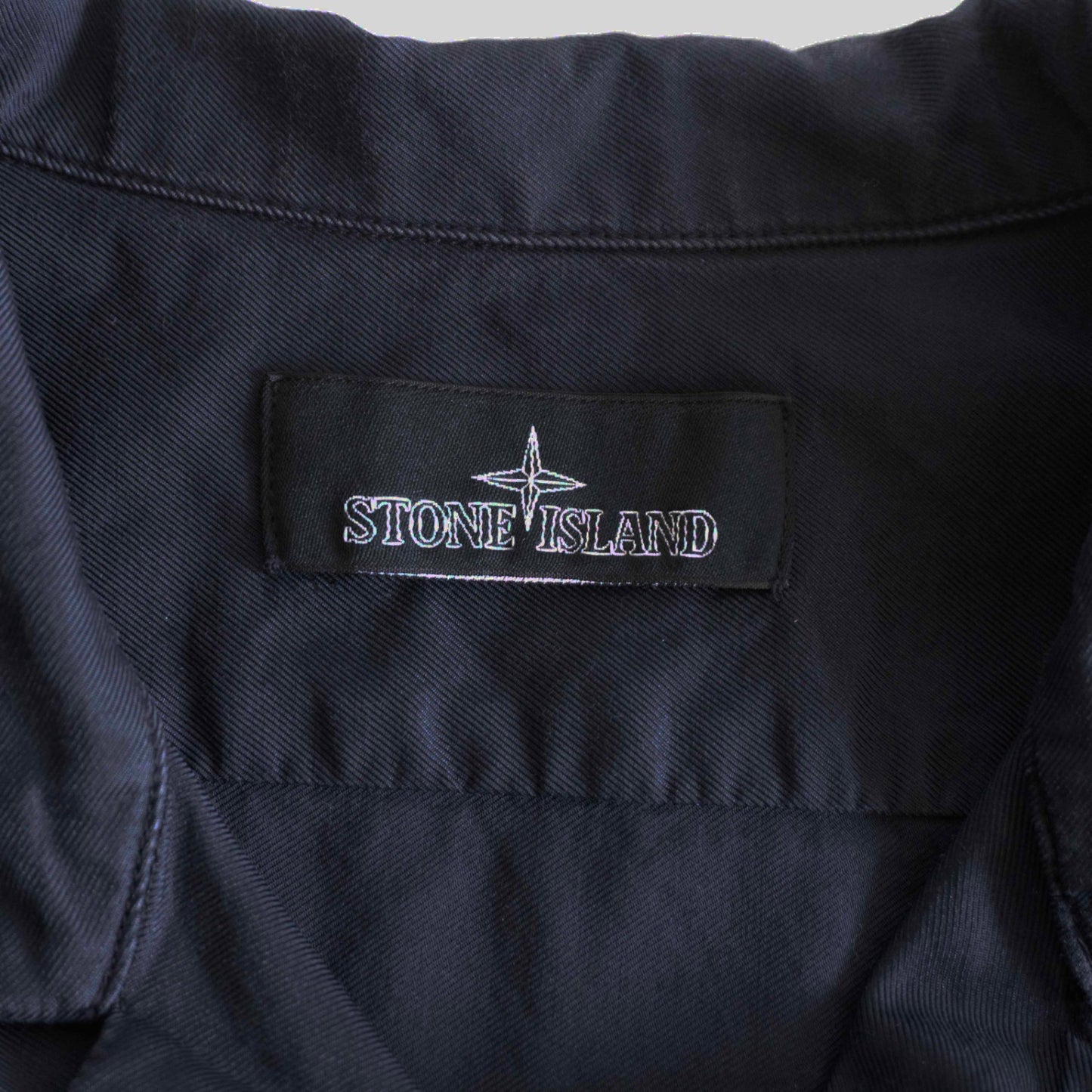 STONE ISLAND SHADOW PROJECT 14SS Navy Collar Shirt Size S