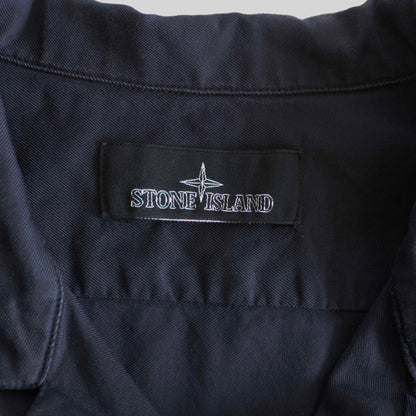 STONE ISLAND SHADOW PROJECT 14SS Navy Collar Shirt Size S