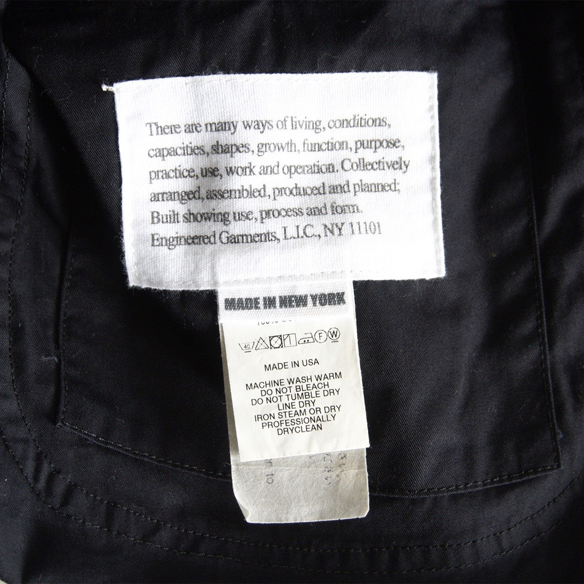 Engineered Garments Bedford Cotton Jacket Black Size M