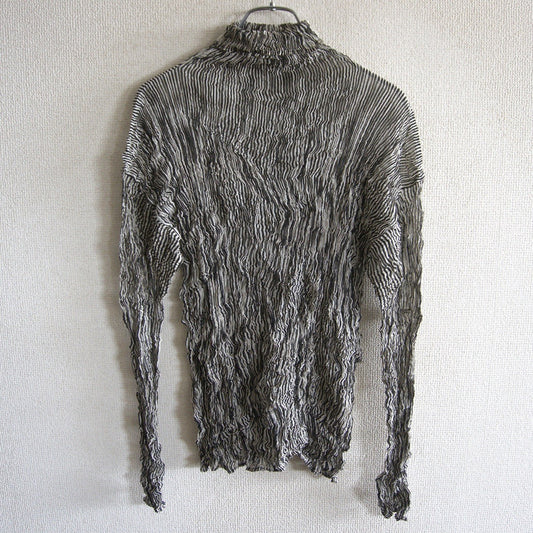 ISSEY MIYAKE Black Wrinkle Pleat Size M