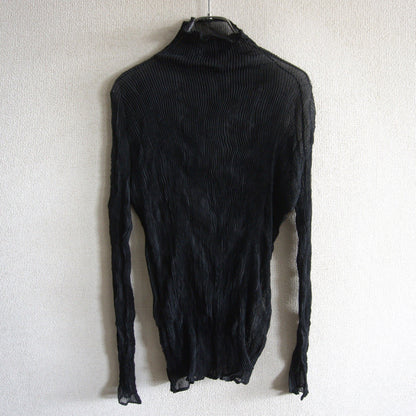 ISSEY MIYAKE Black Wrinkle Pleat Size L
