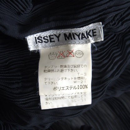 ISSEY MIYAKE Black Wrinkle Pleat Size L