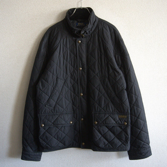 POLO RALPH LAUREN Black Quilted Jacket Size L