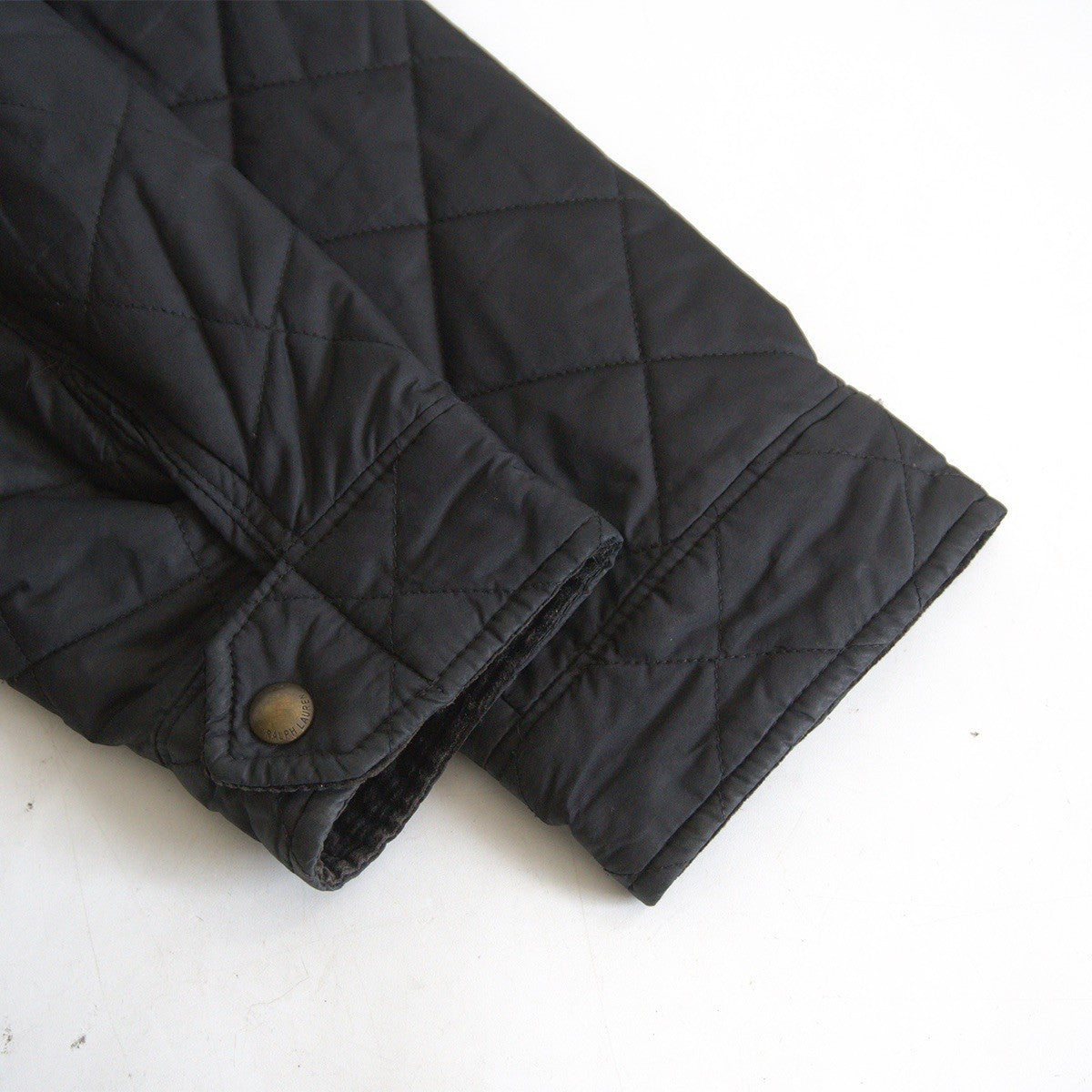 POLO RALPH LAUREN Black Quilted Jacket Size L